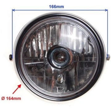 SGN2401B Priekšējais moto lukturis BA20D (12V 35/3