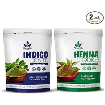 „Havintha“ dabīgā indigo pulvera un hennas pulvera
