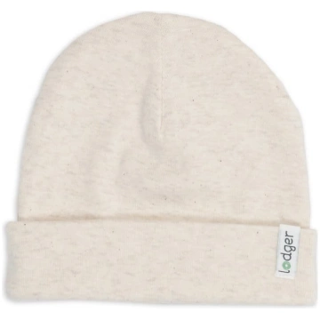 Lodger Beanie Melange bērnu cepurīte, Birch, 0-6 m