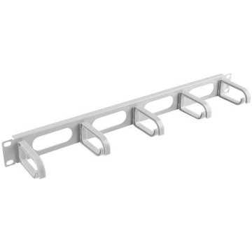 LANBERG 19" cable management panel, 5 rings - type