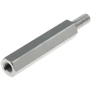 Screwed spacer sleeve; 25mm; Int.thread: M3; Ext.t