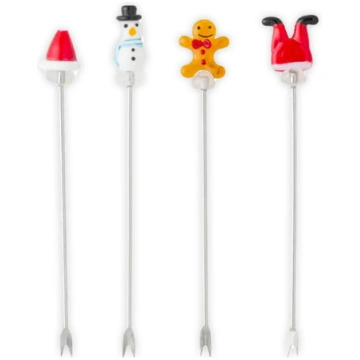 Uzkodu dakšiņu komplekts Feliz Cocktail Fork, 4 ga