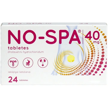 NO-SPA® 40 mg tabletes, 24 gab CHINOIN