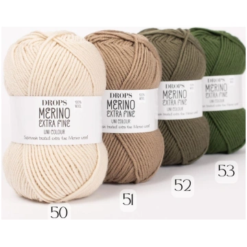 DROPS Merino Extra Fine dzija (merino vilna)