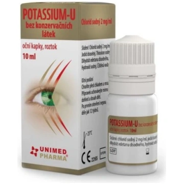 Potassium-U preservative free acu pilieni, 10 ml