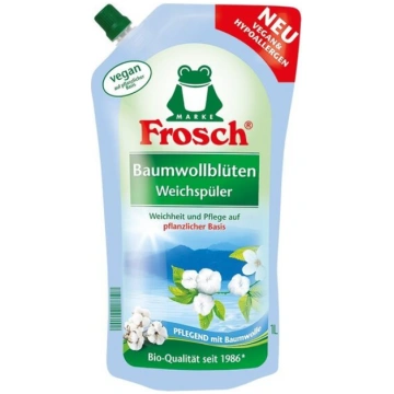 Veļas mīkstinātājs FROSCH, kokvilnas ziedu smarža,