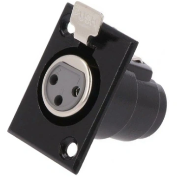 Connector: XLR; socket; female; PIN: 3; straight; 