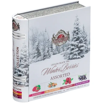 Melnā tēja BASILUR WINTER BERRIES Assorted 32 EN