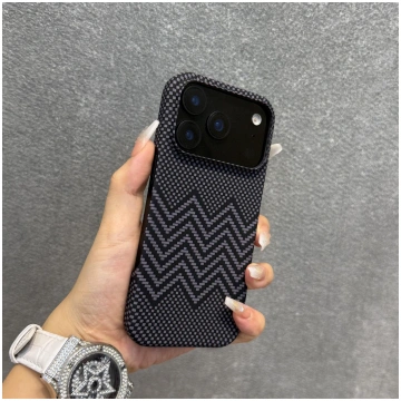 For Magsafe Frameless Carbon Fiber Texture PC Phon