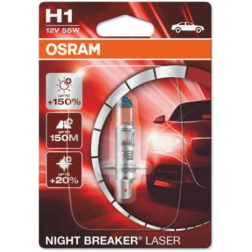H1 OSRAM NIGHT BREAKER LASER +150% Blisters 64150N