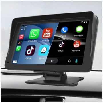 7 collu skārienekrāna automašīnas radio ar CarPlay