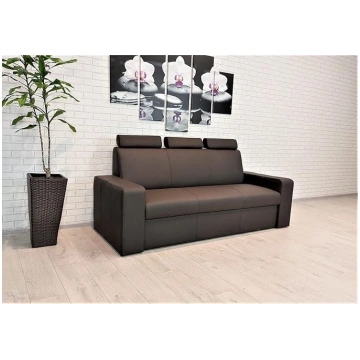 Antalya Real Leather 3-Seater Sofa, Extra Wide 200