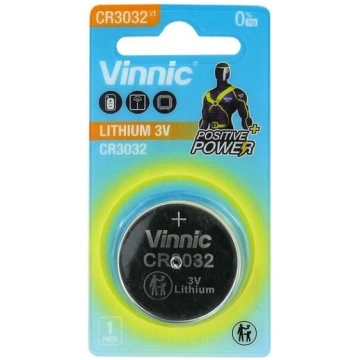 Vinnic CR3032 baterija, 1 gab