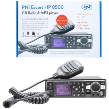 CB radio station and MP3 player PNI Escort HP 8500