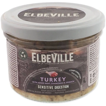 Elbeville Jar Dog Sensitive Digestion, Turkey with