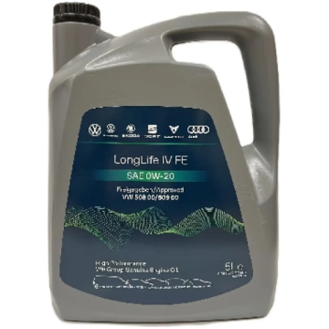 Motoreļļa VW 0W-20 LongLife IV FE 5 l. VW 508 00/5