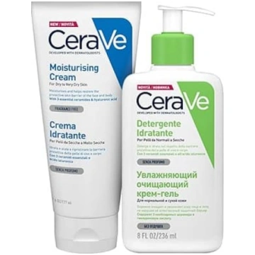 CeraVe sausas ādas kopšanas komplekts: mitrinošs s