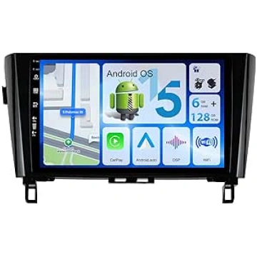 6G + 128G Auto Radio Android 15 2 DIN da 10 Pollic