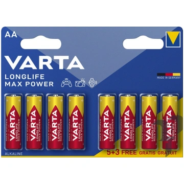 4706/5+3 AA baterijas VARTA Longlife Max Power Alk