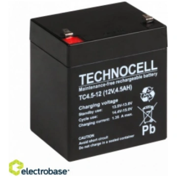 Technocell ™ AGM akumulators | 12V 4.5Ah | TC4.5-1