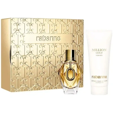 Paco Rabanne Set: Million Gold, Hydrating Body Lot