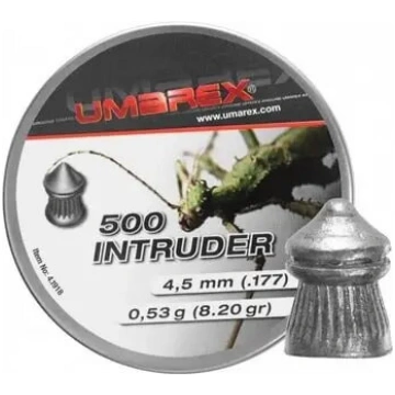 Lodes Umarex Intruder Pointed Ribbed 4,5 mm, svina