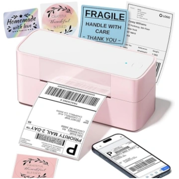 Omezizy Shipping Label Printer 4 x 6, pasta termop
