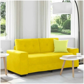 VidaXL divvietīgs dīvāns modelis 4105128, dzeltena