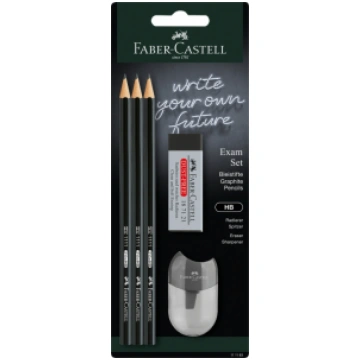 Zīmuļu komplekts Faber-Castell 1111 HB, ar dzēšgum