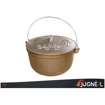Čuguna katls 10l ar vāku / Jugne-L F2