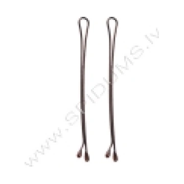 EURO-STIL HAIR CLIPS, BROWN 70 MM 20 psc. - Matu s