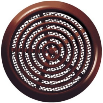 Brūna ventilācijas reste 80 mm atvērumam