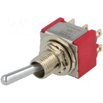 Switch: toggle | Pos: 2 | DPDT | ON-ON | 2A/250VAC
