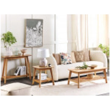 Gaiša koka konsole TULARE [Konsola jasne drewno] B