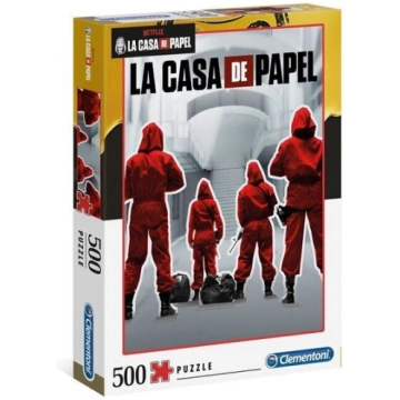 puzzle clementoni la casa de papel, 500 d