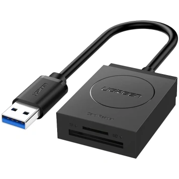 UGREEN CR127 USB 3.0 Card Reader, SD - microSD, Bl