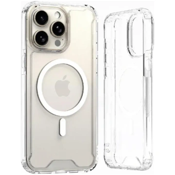 Clear Corner Case MagSafe for iPhone 16 Pro - tran