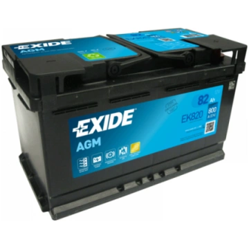 Exide - EK820 - 12V | 800A | 82Ah ART#579053