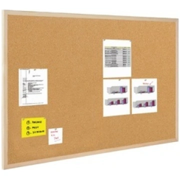 Tāfele korķa, 40 x 60 cm, koka rāmis, Bi-Office