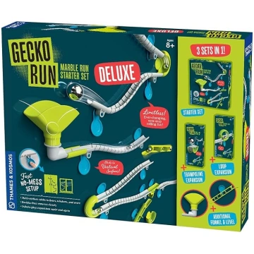 Thames & Kosmos Gecko Run Marble Run Deluxe sākuma