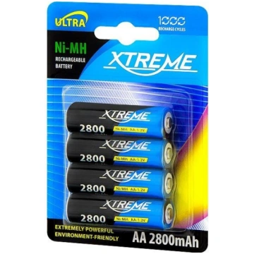 XTREME rechargeable battery 4xAA/R6 2800mAh Ni-MH