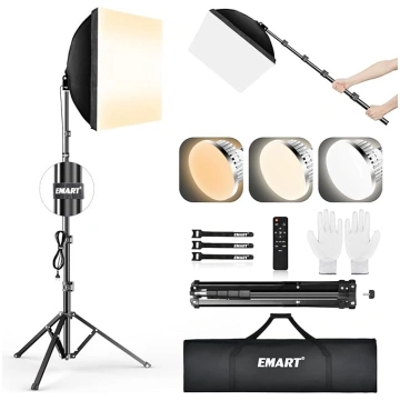 EMART softboksa komplekts fotostudijai, 40 x 40 cm
