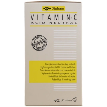 Diafarm C vitamīns suņiem un kaķiem, 90 tabletes