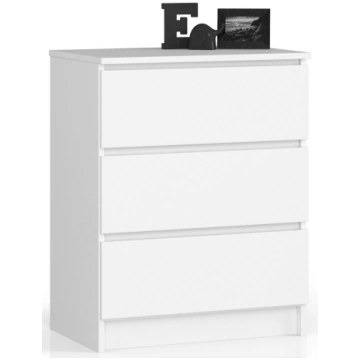 Kumode Akord K60, balta krās., 77 cm x 40 cm x 60 