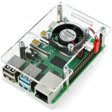 Raspberry Pi 4B/3B+/3B/2B korpuss, atverams, ar ve