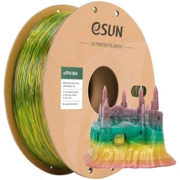 eSUN elastīgs TPU Rainbow Filament 1,75 mm, 3D pri