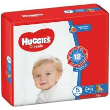 Huggies Classic JP Art.041573922 autiņbiksītes ,5 