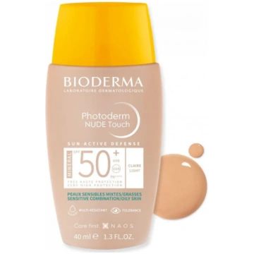 BIODERMA Photoderm NUDE Touch SPF 50+ gaiši tonēts
