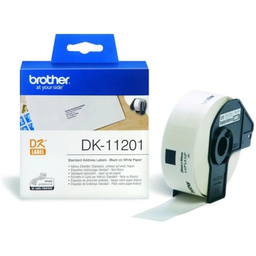 Brother DK-11201 Address labels Thermal Black on w