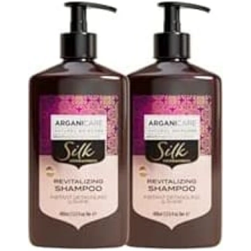 ARGANICARE Silk Series Revitalising Shampoo Atjaun